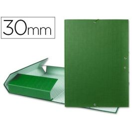 Carpeta Proyectos Liderpapel Folio Lomo 30 mm Carton Forrado Verde