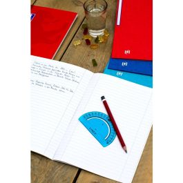 Oxford 100050311 Cuaderno A4 Rayado con Margen, 16 Hojas, 90 g/m², Azul - Pack de 15