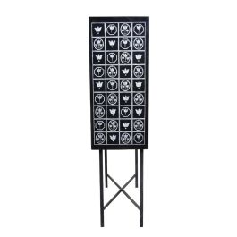 DKD Home Decor Bone 23 Mueble Bar Bicolor Negro 80 x 40 x 153 cm