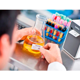 Q-connect KF15386 Etiquetas Adhesivas para Ink-jet, Láser, Fotocopiadora, Tamaño 38,1x21,2 mm, Caja 100 Hojas DIN A4