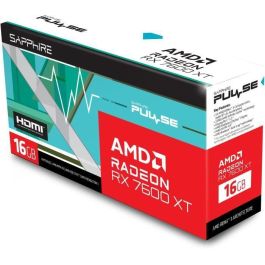 ZAFIRO - Tarjeta gráfica - PULSE AMD RADEON RX 7600 XT GAMING OC 16GB GDDR6 DUAL HDMI