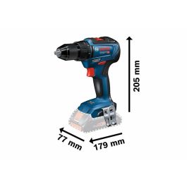 Bosch Professional Kit Combo 2 Herramientas 18V: Atornillador de Impacto GDX 18V-200, Taladro GSR 18V-55, 2 Baterías 4.0Ah y Cargador