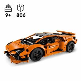 LEGO 42196 Technic Lamborghini Huracán Tecnica Coche de Juguete Naranja Set de Construcción para Niños 9+ Años