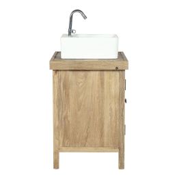 Mueble Bajo Lavabo Home ESPRIT Cerámica Madera de mango 81 X 56 X 78 CM