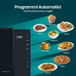 Microondas con Grill Hisense H23MOBS5HG4 Negro 800 W 23 L