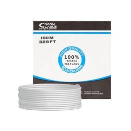 Latiguillo Categoría 5 UTP NANOCABLE 10.20.0302 (100 m) Gris 100 m Precio: 28.88999993. SKU: S0224637
