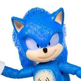 JAKKS PACIFIC Figura Sonic Interactiva La Película Sonic 3 35cm Electrificada con Sonidos