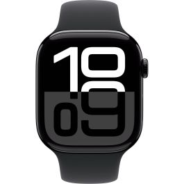 Apple Watch Series 10 GPS 46mm Caja de Aluminio Jet Black con Correa Deportiva Negra M/L