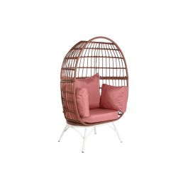DKD Home Decor Sillón Terraza Jardín de Ratan Sintético con Cojines, Desmontable, Terracota Blanco, 71x147x99 cm Precio: 285.49999973. SKU: B1F6EFJWEG