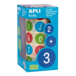 Apli Rollo Gomets Abecedario Mayúsculas Redondos 20 mm - 900 Gomets, 3 Colores, Adhesivo Removible Precio: 4.49999968. SKU: B1B8TSKESZ