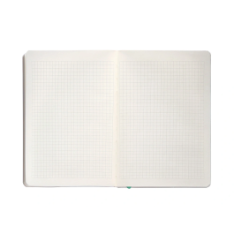 Antartik Cuaderno A5 Tapa Blanda Hojas Cuadriculadas 80 Hojas 80gr FSC Gris y Turquesa