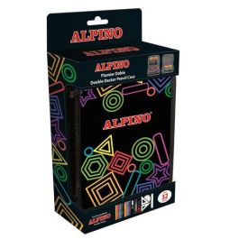 Alpino Plumier Escolar Pequeño Doble Black, 2 Compartimentos, 32 Piezas, Packaging Plastic Free Precio: 15.90000016. SKU: B14AWLGL6R