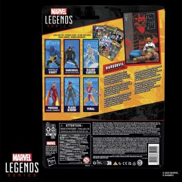HASBRO Figura Daredevil Marvel Legends Series The Man Without Fear 15cm Articulada con 5 Accesorios y Bastón de Combate
