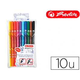 Herlitz Rotulador my-pen Doble Punta 0,5/4 mm, 10 Colores Surtidos Precio: 6.50000021. SKU: B1359JPJCA