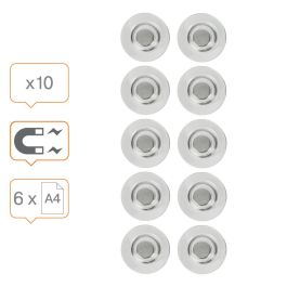 Pizarra magnética Nobo Plateado