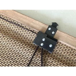 DKD Home Decor Estor Balines Marron Claro 3 x 175 x 60 cm