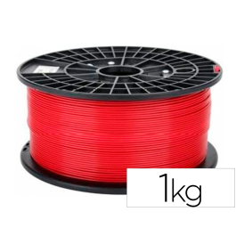 3d colido Filamento PLA 1.75 mm 1 kg Rojo para Impresion 3D