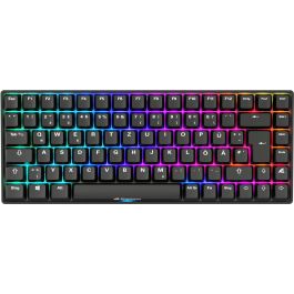 SHARKOON SKILLER SGK50 S3 Teclado Mecánico Gaming PBT Negro DE-Layout Gateron G Pro 3.0 Yellow
