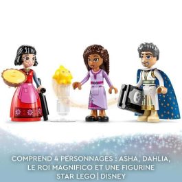 LEGO 43224 Castillo del Rey Magnífico Disney Wish con minifiguras de Asha, Dahlia y Rey Magnífico
