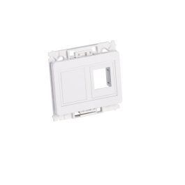 Lanview Wall plate 2 x keystone for OPUS outlet white, Type O Power Outlet Precio: 2.50000036. SKU: B1JS4BT7CZ