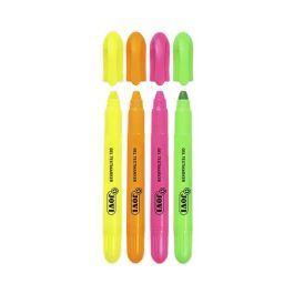 Jovi Marcador Fluorescente Gel Textmarker Neon, 140 mm, Colores Surtidos, Estuche 4 Unidades Precio: 2.95000057. SKU: B16344AKAY