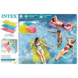 Intex Colchoneta Hamaca Transparente PVC 89x173cm para +14 Años (Modelos Surtidos)