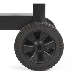 Livoo GS170N Carro para plancha con estante plegable, 2 ruedas dentadas ø 15 cm, Estante superior 85 x 50 cm