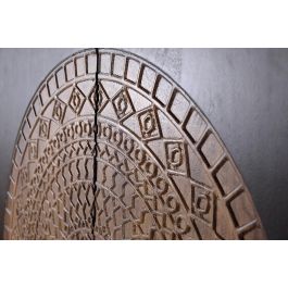 Giner Y Colomer Armario Madera de Mango y Metal Nogal Oscuro 143x100x40 cm