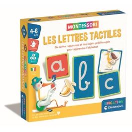 Montessori - Clementoni - Letras táctiles - Juego educativo para aprender el abecedario - 26 cartas de letras en bruto - A partir de 3 años Precio: 22.88999955. SKU: B16WYYZX59