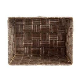 Cesta de Tela Conica Rectangular Pequeña Natura Kipit 20x11x15 cm, Marrón (24 Unidades) Cesta de Tela Conica Rectangular Pequeña Natura Kipit 20x11x15 cm, Marrón (24 Unidades)