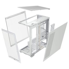 Corsair 3500X Midi Tower ATX Gaming Gehäuse Blanco con Ventana Lateral para Juegos