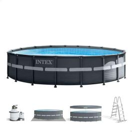 Piscina desmontable redonda iscina ultra xtr con depuradora de arena,escalera,cobertor y tapiz (capacidad 26330 litros) 549x132 cm Precio: 783.49999981. SKU: B15SS5NMMK