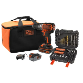 Black + Decker Taladro Percutor BL188ME2SA-QW 18 V con 2 Baterías y 50 Accesorios Precio: 195.69000033. SKU: B1A4TY2TD6