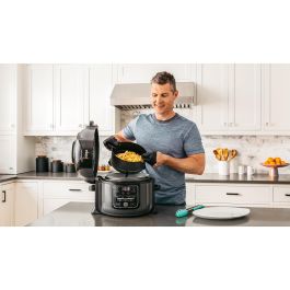 Ninja OP300EU Olla Eléctrica Multifunción 7 en 1 Foodi, 6L, Olla a Presión y Freidora de Aire