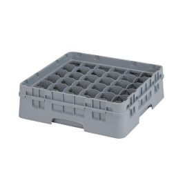 CAMBRO - 36S318-151 - Cesta de lavado 36 comp. 1 altura - 7,2 cm Ø máx. - alt. máx. 9,4 cm - 50 x 50 x 14,3 cm - Gris claro Precio: 45.78999975. SKU: B14Y9SMMPZ