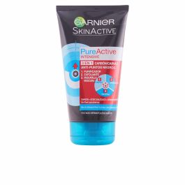 Garnier Pure Active Carbón 3 en 1 Gel Limpiador Exfoliante Mascarilla Anti-Puntos Negros Piel Grasa 150 ml Precio: 6.50000021. SKU: S0590241