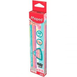 Maped Lápiz De Grafito Hb Con Goma C-Surtidos Pastel Estuche 12 Ud Precio: 2.95000057. SKU: B1CB52S9F8