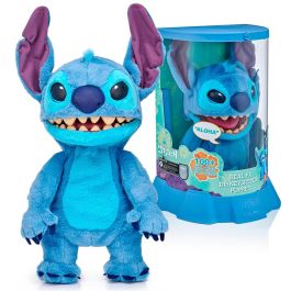 Disney Peluche Stitch FX de 30 cm, Adorable Peluche Interactivo con Sonidos y Reacciones, Edad Recomendada +3 Años