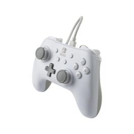 Mando con Cable PowerA para Nintendo Switch - Blanco Mate, Licencia Oficial, Diseño Ergonómico, Ref: 1517033-01 Mando con Cable PowerA para Nintendo Switch - Blanco Mate, Licencia Oficial, Diseño Ergonómico, Ref: 1517033-01