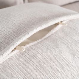 Sofá 3 Plazas Crema Tejido 221 X 103 X 72 cm