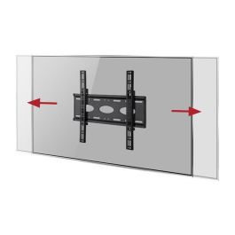 B-Tech Soporte Pared Pantalla Plana Universal, 39"-55", 80kg Max, Hasta 455x400mm, Negro