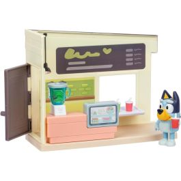 Moose 18920 Mini Playset Bluey Tienda de Zumos con Figura Articulada y Accesorios para Niños +3 Años