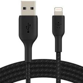 Cable USB a Lightning Belkin CAA002BT0MBK Negro 15 cm Precio: 23.50000048. SKU: S7811279