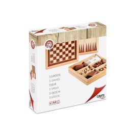 Cayro Juego Marqueteria Ajedrez Damas Backgammon Madera Precio: 40.8012. SKU: B1A3DCB7WF