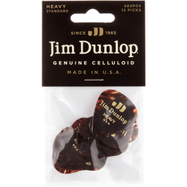 Dunlop Pack 12 Púas Genuine Celluloid Heavy Precio: 5.68999959. SKU: B14DR4T4CQ