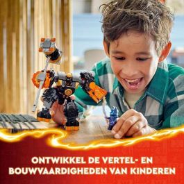 LEGO 71806 Meca Elemental de la Tierra de Cole Ninjago: El Renacer de los Dragones, Set de Construcción Articulado para Niños +7 años