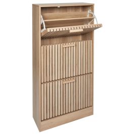 Home Deco Factory Mueble Zapatero Klaus 3 Puertas Abatibles, 18 Pares, Madera MDF, Colección Natural, Medidas 60x24x113cm Home Deco Factory Mueble Zapatero Klaus 3 Puertas Abatibles, 18 Pares, Madera MDF, Colección Natural, Medidas 60x24x113cm Precio: 87.5000005. SKU: B13L6QTX72