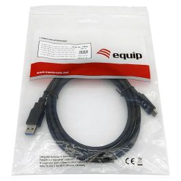 Equip Cable USB A a USB C 3.2 Gen 1 (3.1 Gen 1) Macho/Macho Negro 2m EQ128344