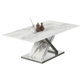 DKD Home Decor Mesa Centro Moderno Marron Oscuro Plateado Acero MDF 120 x 60 x 42 cm Precio: 275.4999995. SKU: B1B2WPC78X