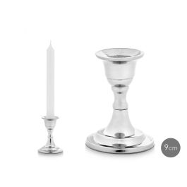 Candelabro Plateado Giftdecor 9 cm - Aluminio (24 Unidades) Precio: 38.95000043. SKU: B17KFRGL7M